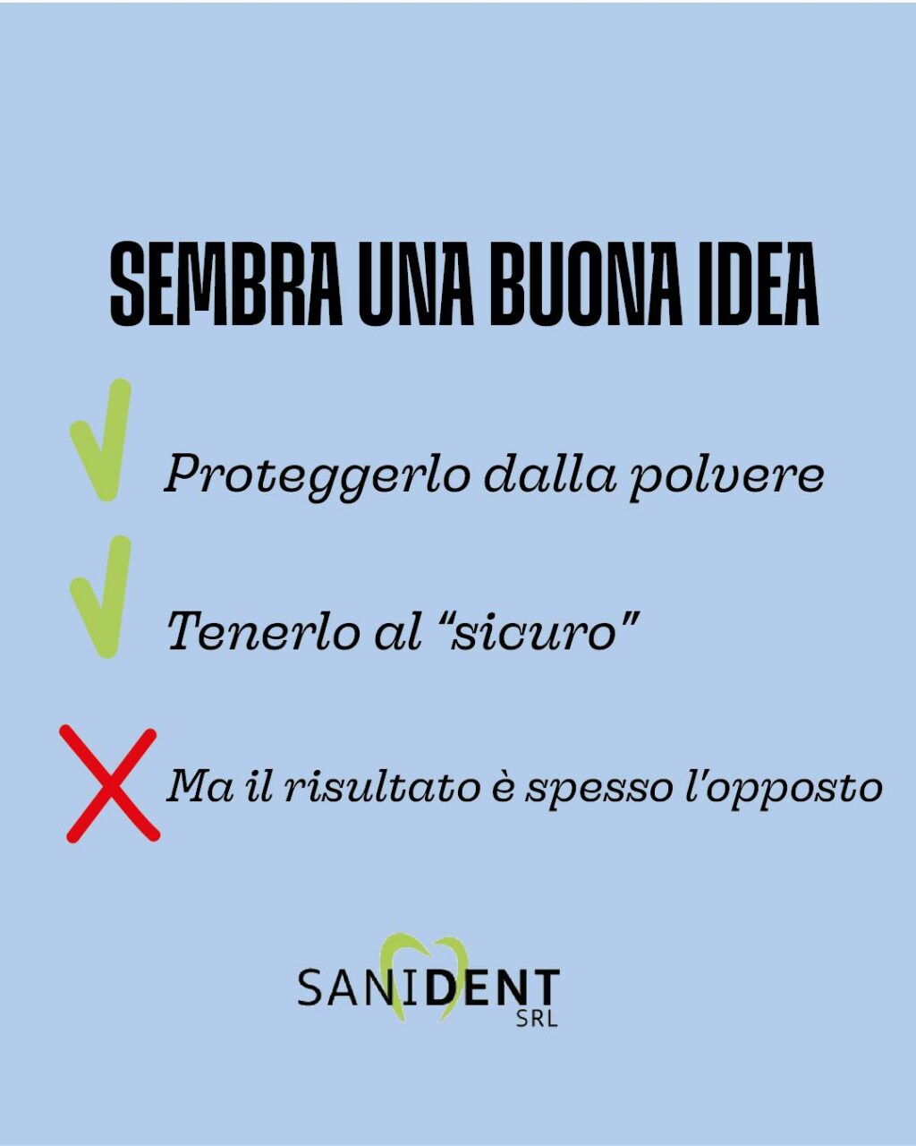 Instagram post from studio_dentistico_sanident. This post is in position 1.